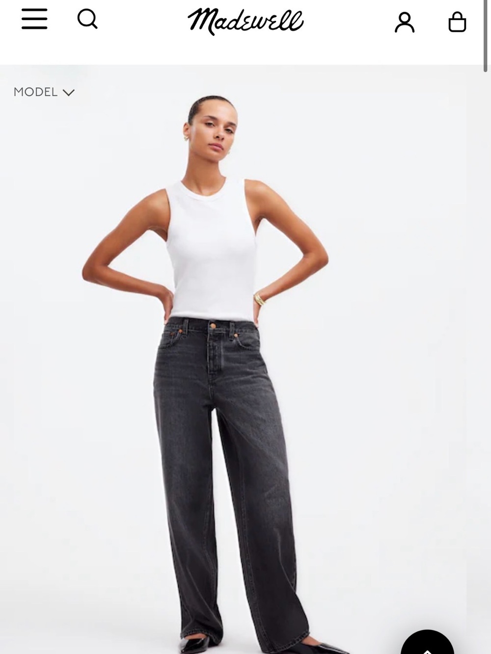 Madewell Low-Slung Baggy Jeans
